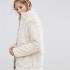 b.Young Faux Fur Jacket
